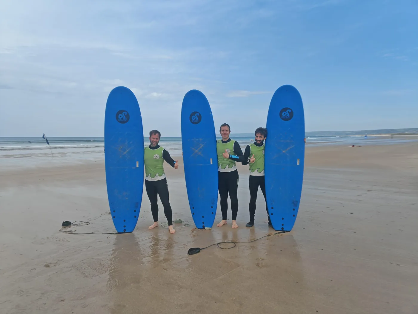 Surf sur la côte normande